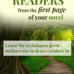 How to hook readers from the first page of your novel: learn the techniques great authors use to draw readers in